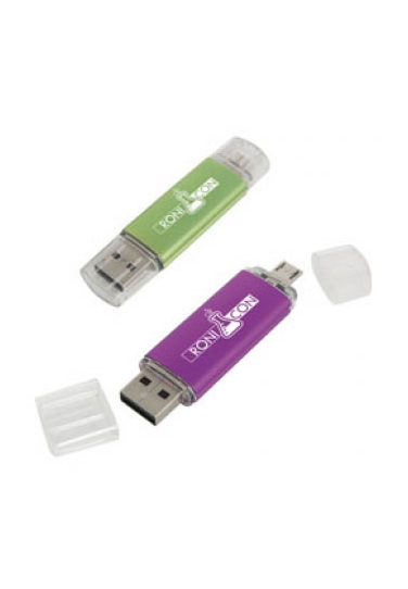 Pendrive OTG z grawerem logo